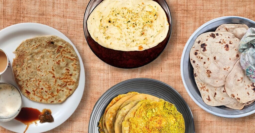 Breads used in Indian food