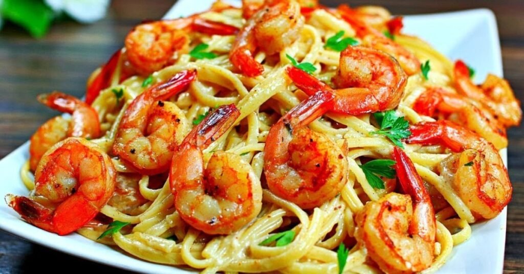 Shrimp Alfredo