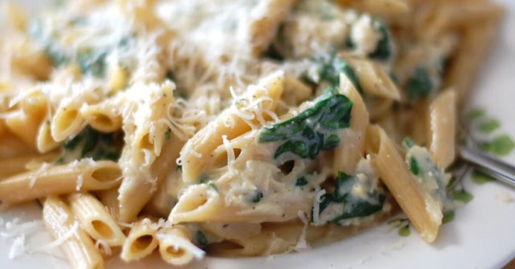 Spinach Cheese Pasta