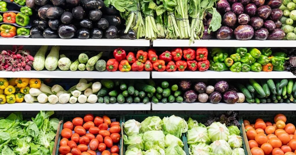 fresh vegetables for vegan food